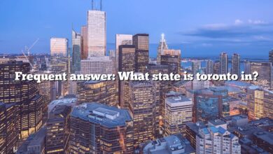 Frequent answer: What state is toronto in?