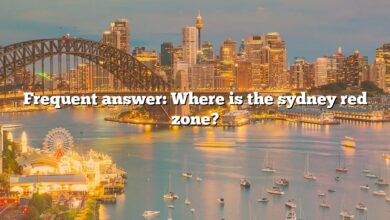 Frequent answer: Where is the sydney red zone?
