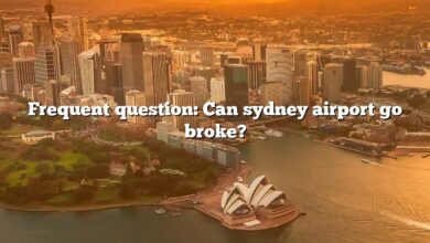 Frequent question: Can sydney airport go broke?