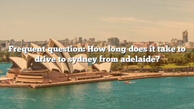 Frequent question: How long does it take to drive to sydney from adelaide?