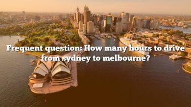Frequent question: How many hours to drive from sydney to melbourne?