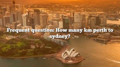 Frequent question: How many km perth to sydney?
