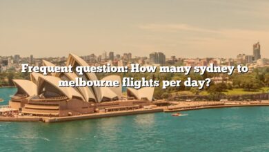 Frequent question: How many sydney to melbourne flights per day?