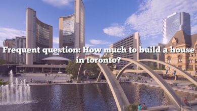Frequent question: How much to build a house in toronto?