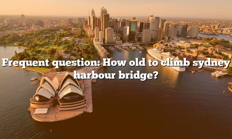 Frequent question: How old to climb sydney harbour bridge?