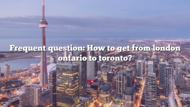 Frequent question: How to get from london ontario to toronto?