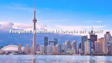 Frequent question: Is toronto est or pst?