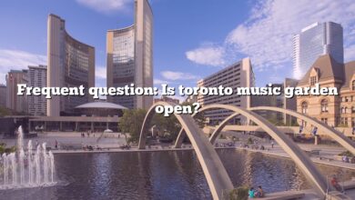 Frequent question: Is toronto music garden open?
