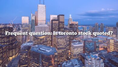 Frequent question: Is toronto stock quoted?