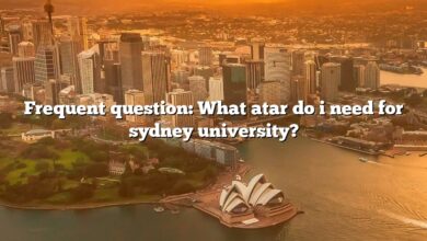 Frequent question: What atar do i need for sydney university?