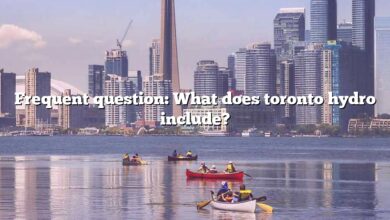 Frequent question: What does toronto hydro include?