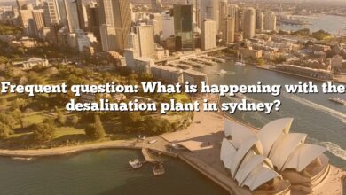 Frequent question: What is happening with the desalination plant in sydney?