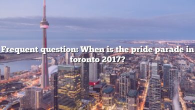 Frequent question: When is the pride parade in toronto 2017?