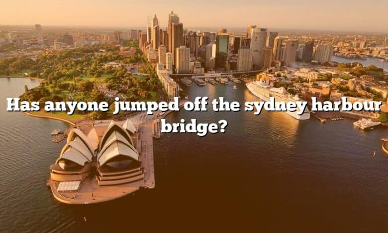 Has anyone jumped off the sydney harbour bridge?