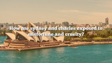 How are sydney and charles exposed to misfortune and cruelty?