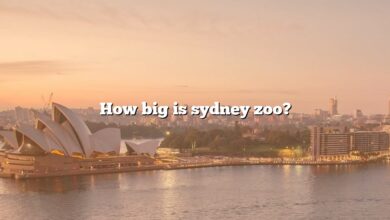 How big is sydney zoo?