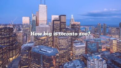 How big is toronto zoo?