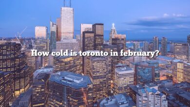 How cold is toronto in february?