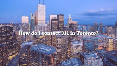 How do I contact 311 in Toronto?