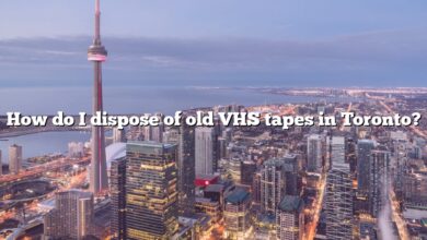 How do I dispose of old VHS tapes in Toronto?