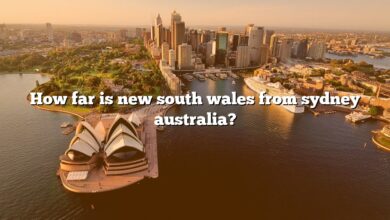 How far is new south wales from sydney australia?