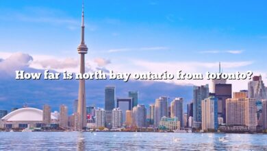 How far is north bay ontario from toronto?