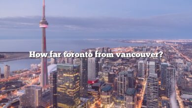 How far toronto from vancouver?