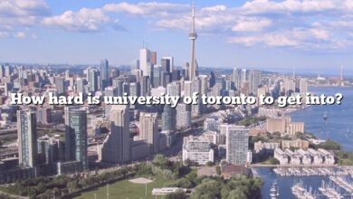 How hard is university of toronto to get into?