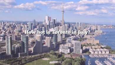 How hot is Toronto in July?