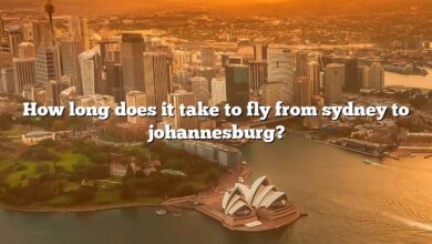 How long does it take to fly from sydney to johannesburg?