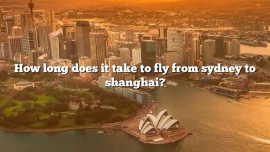 How long does it take to fly from sydney to shanghai?