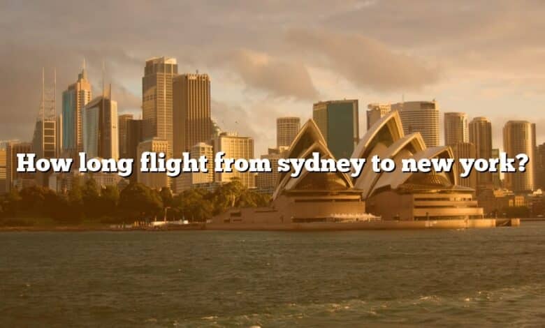 How long flight from sydney to new york?