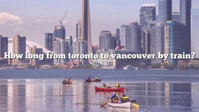 How long from toronto to vancouver by train?