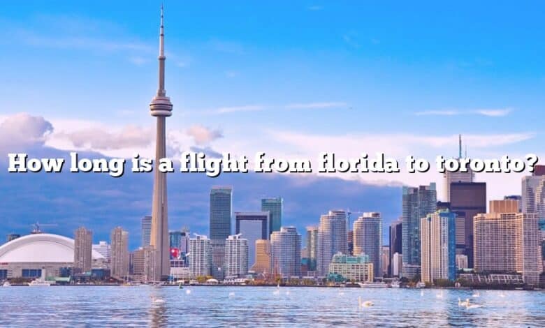 How long is a flight from florida to toronto?