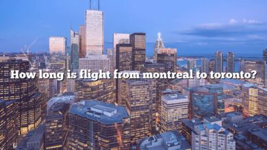 How long is flight from montreal to toronto?
