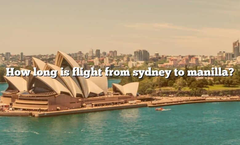 How long is flight from sydney to manilla?