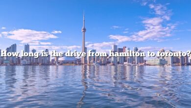 How long is the drive from hamilton to toronto?