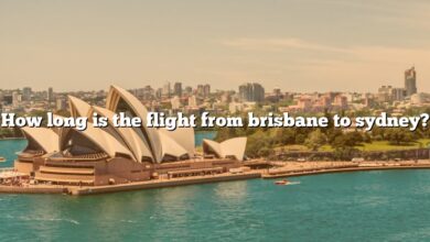 How long is the flight from brisbane to sydney?