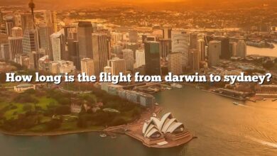 How long is the flight from darwin to sydney?