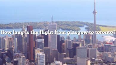 How long is the flight from glasgow to toronto?