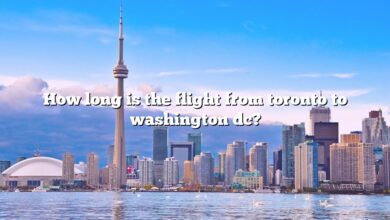 How long is the flight from toronto to washington dc?