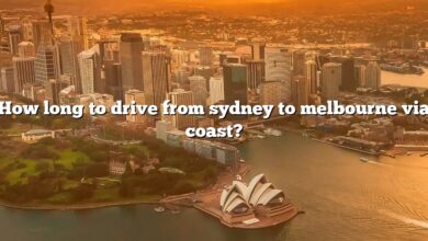 How long to drive from sydney to melbourne via coast?