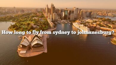 How long to fly from sydney to johannesburg?