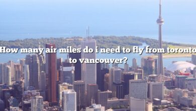 How many air miles do i need to fly from toronto to vancouver?