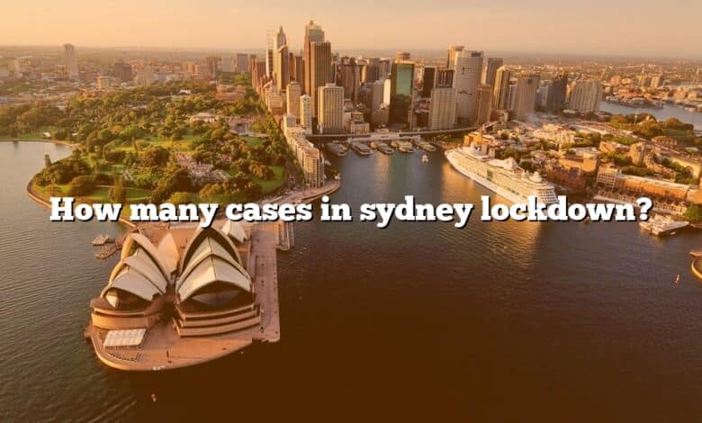 How many cases in sydney lockdown?