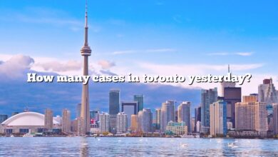How many cases in toronto yesterday?