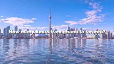 How many hours from ghana to toronto?