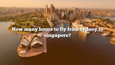 How many hours to fly from sydney to singapore?