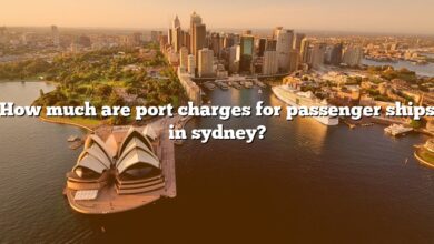 How much are port charges for passenger ships in sydney?