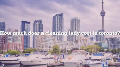How much does a cleaning lady cost in toronto?